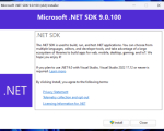 Screenshot #2 - .NET 9.0 SDK (v9.0.100) - Windows x86/x64/Arm64