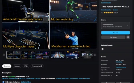 Third Person Shooter Kit UE5.3  v2.1.6