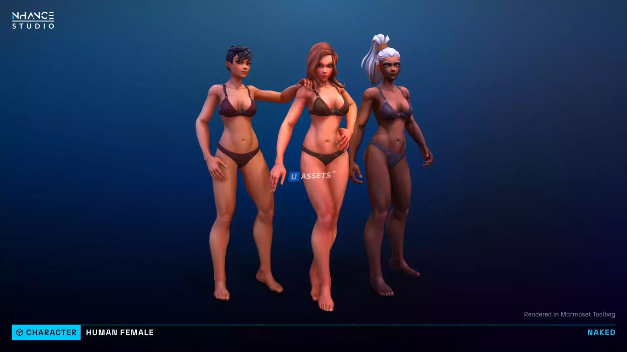 Screenshot #3 - Modular Fantasy Stylized Human Female