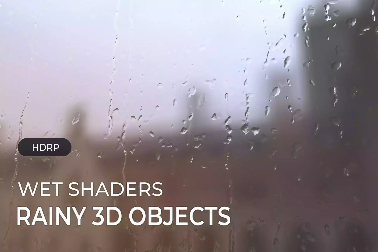 Screenshot #1 - HDRP - Wet Shaders : Rainy 3D Objects