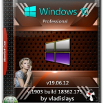 Screenshot #1 - Windows 10 Pro 1903 (build 18362.175) x64 by vladislays v19.06.12