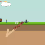 Screenshot #3 - 2D Side Scrolling - Giant Monster Worm Survival KIT