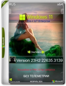 Windows 11 23H2 x64 Русская by OneSmiLe [22635.3139]