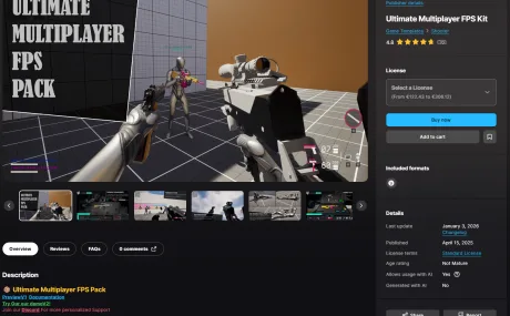 Ultimate Multiplayer FPS Kit (UE5.5+)