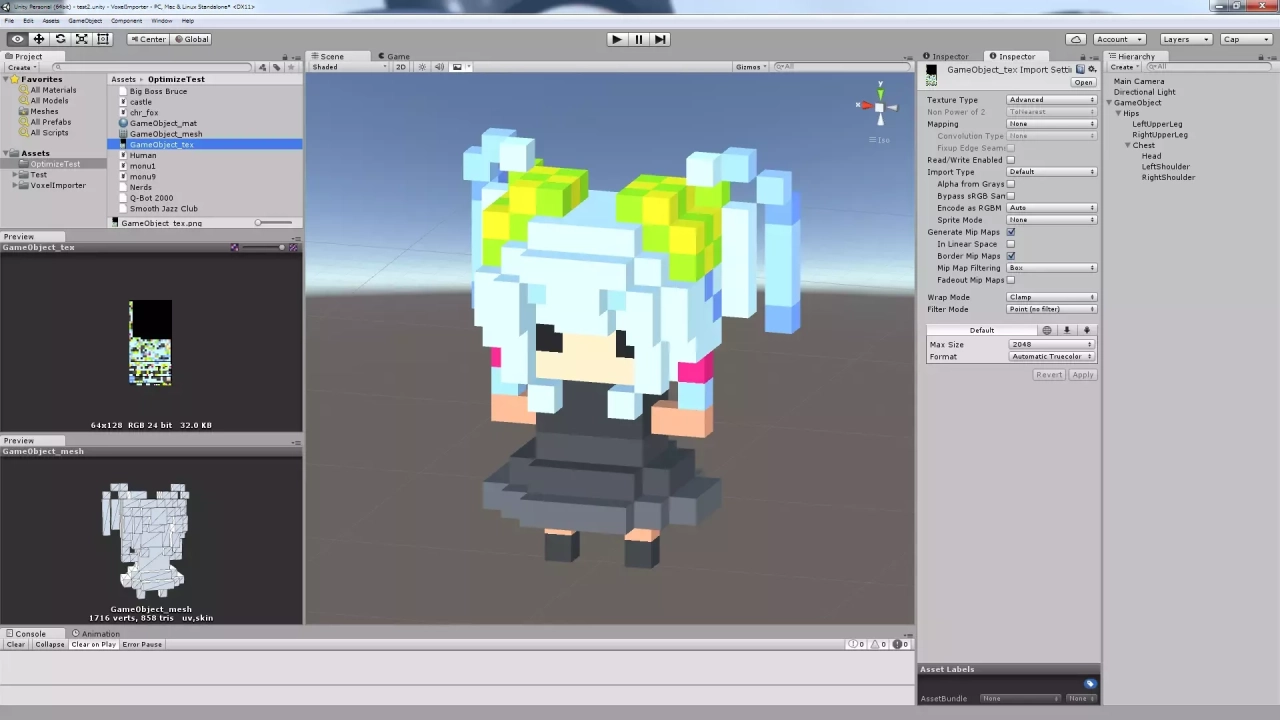 Screenshot #1 - Voxel Importer