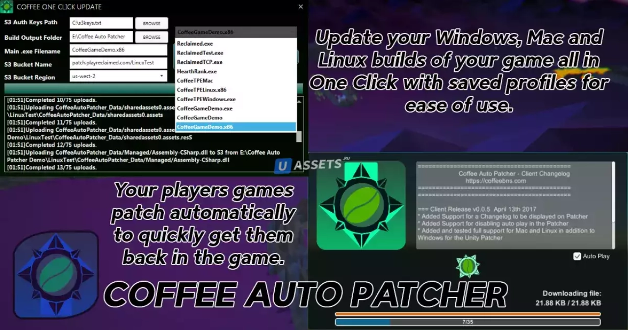 Screenshot #4 - Coffee Auto Patcher System