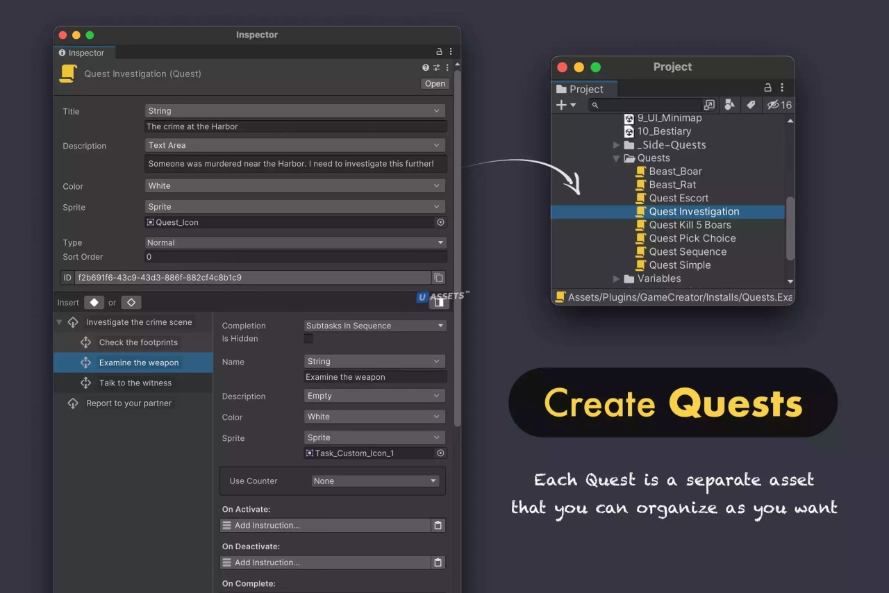 Screenshot #1 - QUESTS 2 - Game Creator 2 | Catsoft Works