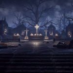 Screenshot #4 - Graveyard - Cemetery - Stylized Graveyard - Stylized Cemetery