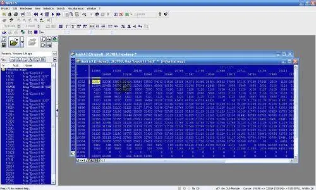 Screenshot #6 - WinOLS 4.7 - редактор прошивок ЭБУ чип тюнинг  (no WM)