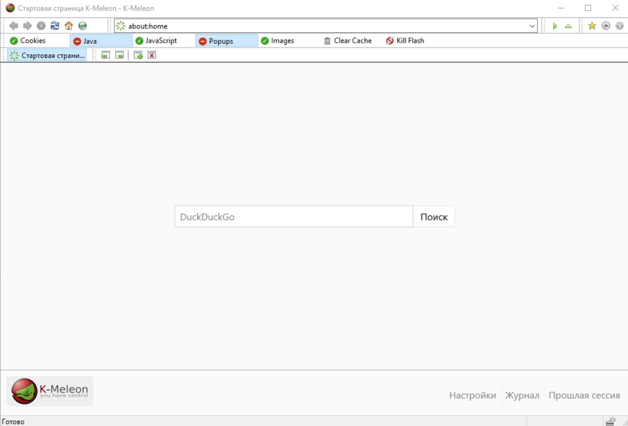 Screenshot #1 - K-Meleon