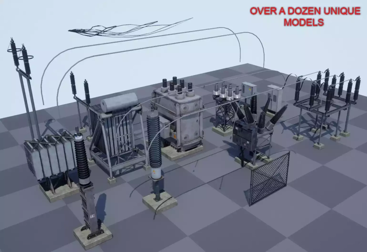 Screenshot #1 - Electric Substation ( Power Grid )