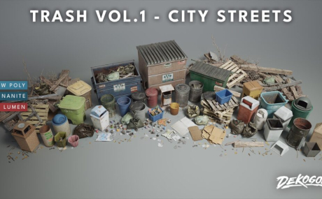 Trash VOL.1 – City Streets (Nanite and Low Poly Versions) 5.4