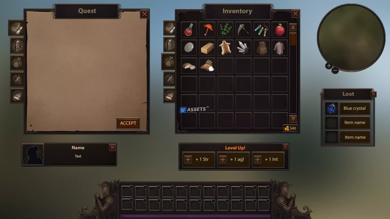 Screenshot #4 - Classic RPG GUI
