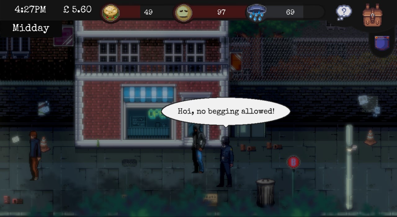 Screenshot #5 - CHANGE: A Homeless Survival Experience
