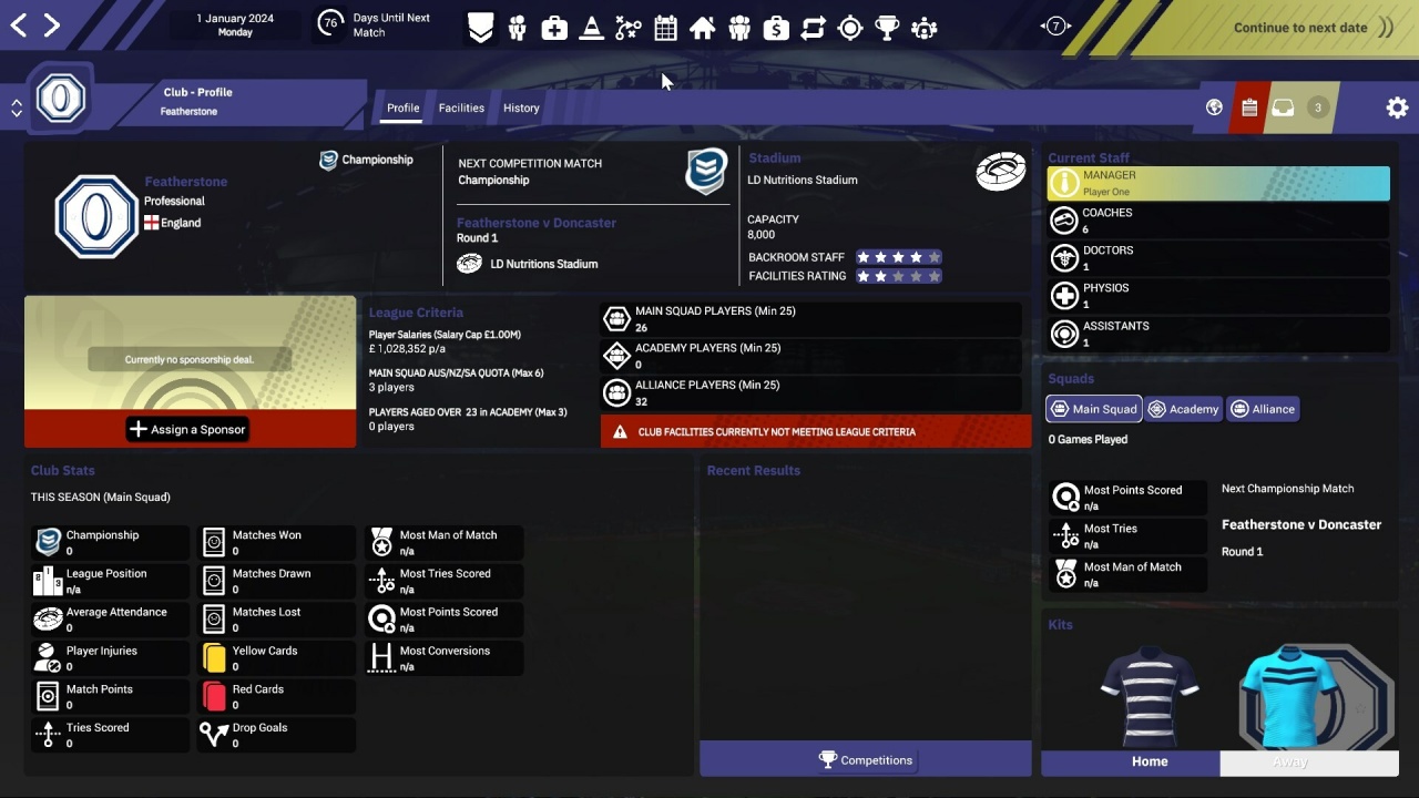 Screenshot #9 - Rugby League Team Manager 4