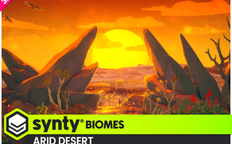 POLYGON - Arid Desert - Nature Biomes - Low Poly 3D Art by Synty