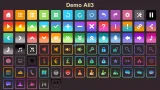 Screenshot #3 - 6000+ Flat Buttons Icons Pack