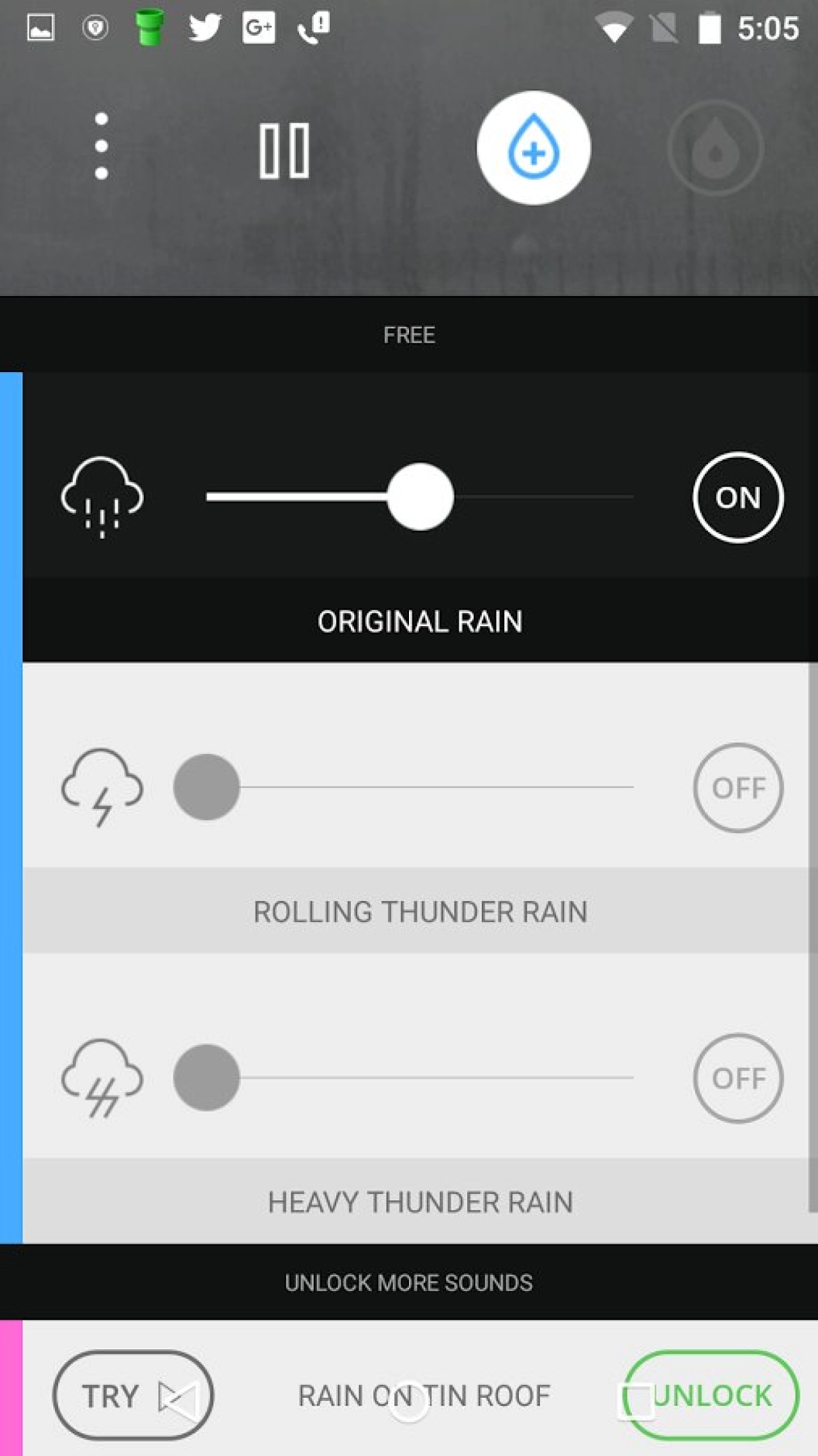 Screenshot #1 - RAINING.FM 2.1