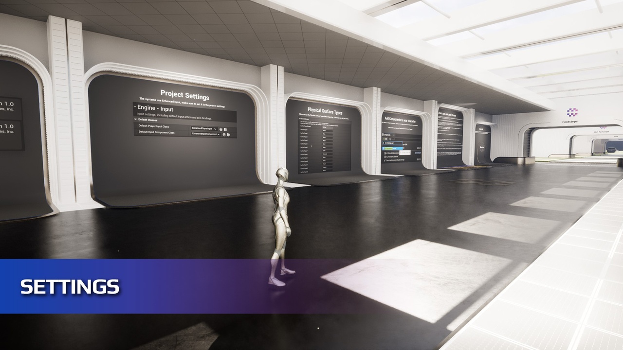 Screenshot #4 - Hyper Footstep System v4 (5.7) for Unreal Engine
