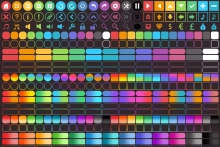 6000+ Flat Buttons Icons Pack
