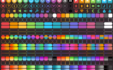 6000+ Flat Buttons Icons Pack
