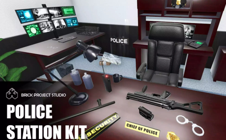 Police Station Interior Exterior Kit