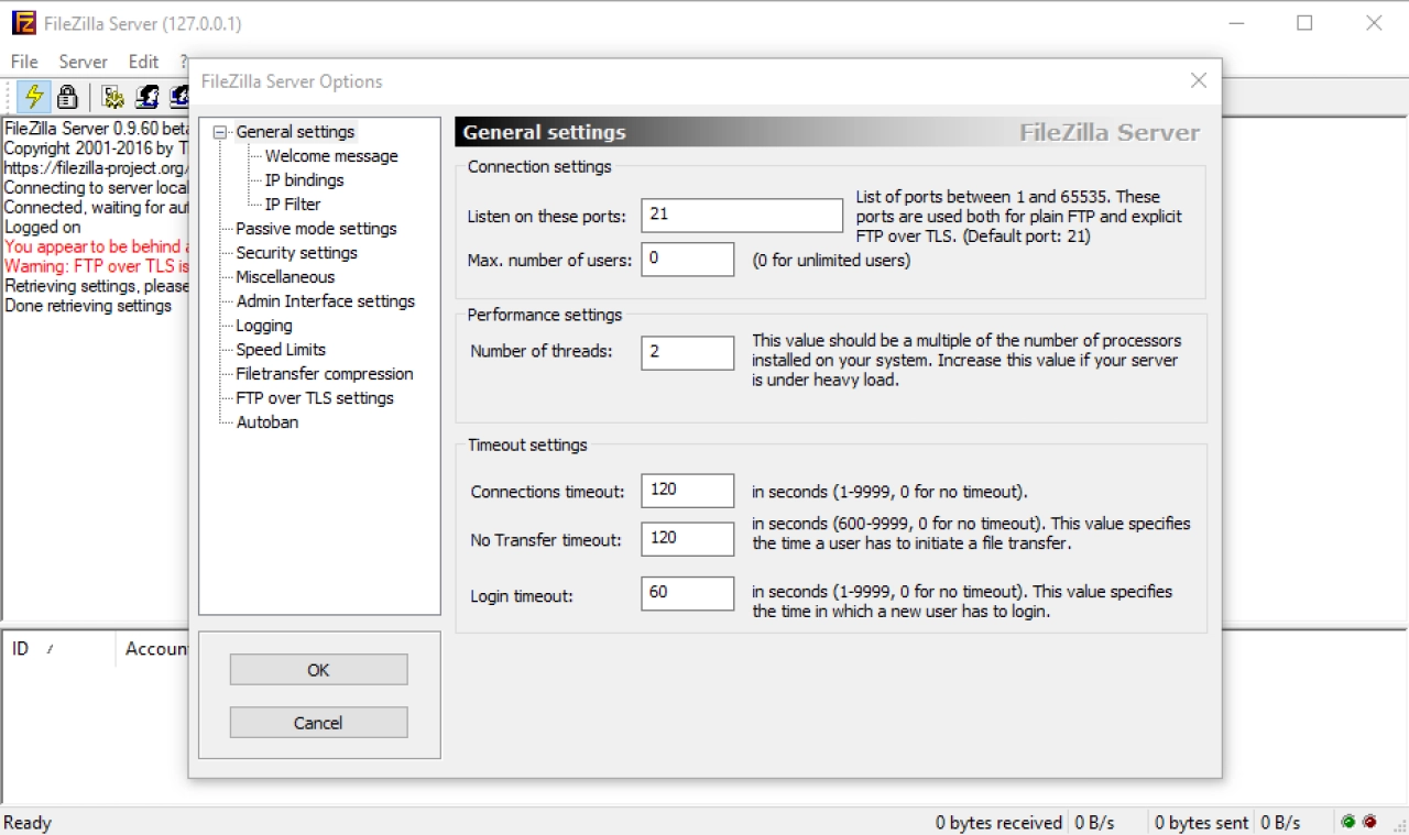 Screenshot #1 - FileZilla Pro Enterprise Server 1.8.8 [Full]