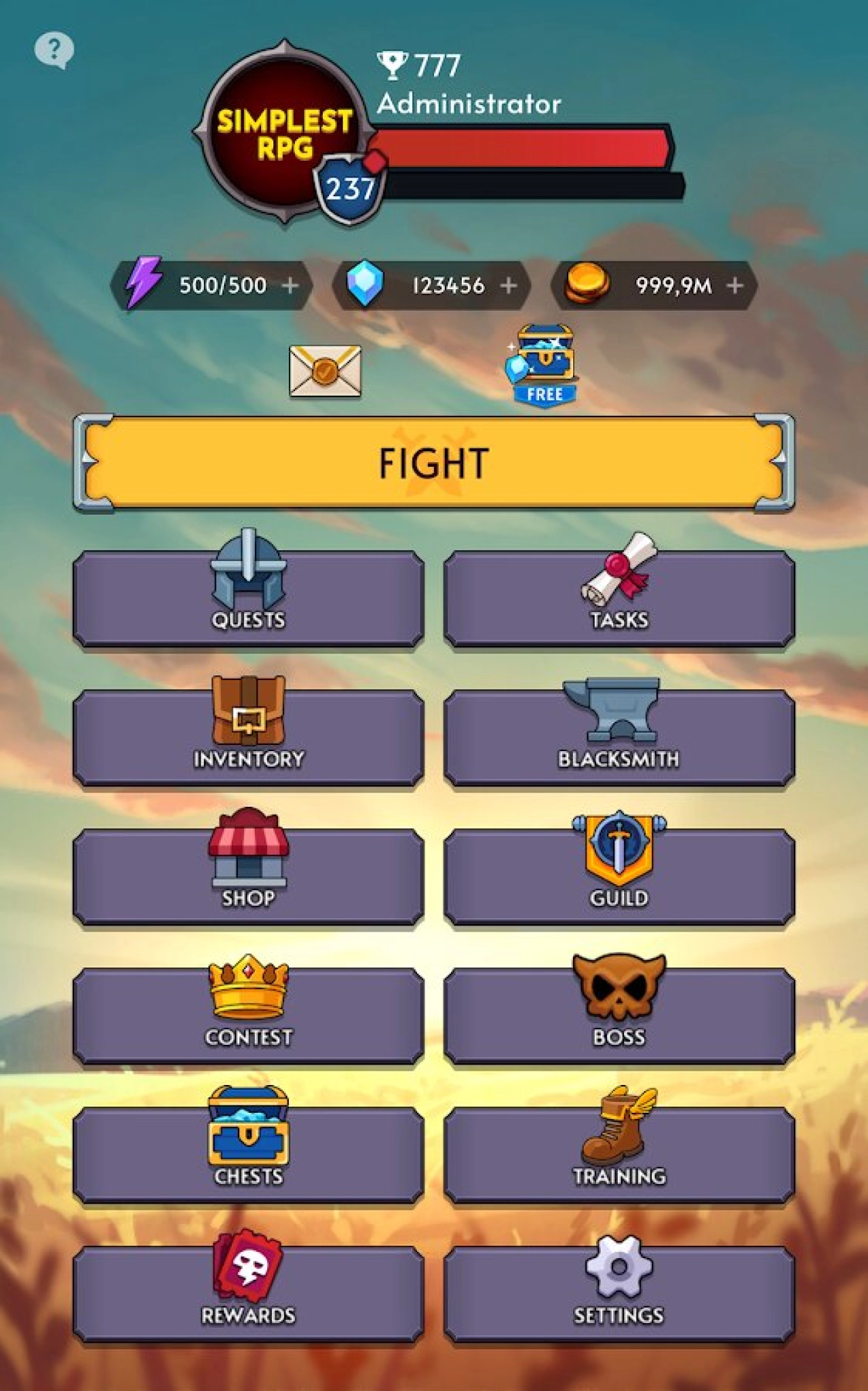 Screenshot #16 - SIMPLESTRPG - ONLINE EDITION 2.36.5