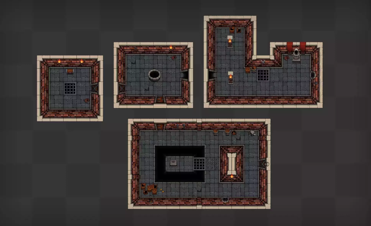 Screenshot #4 - 2D Dungeon Tileset