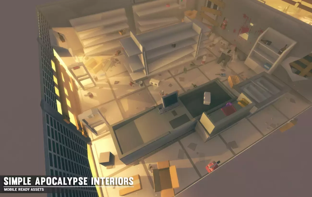 Screenshot #2 - Simple Apocalypse Interiors - Cartoon Assets