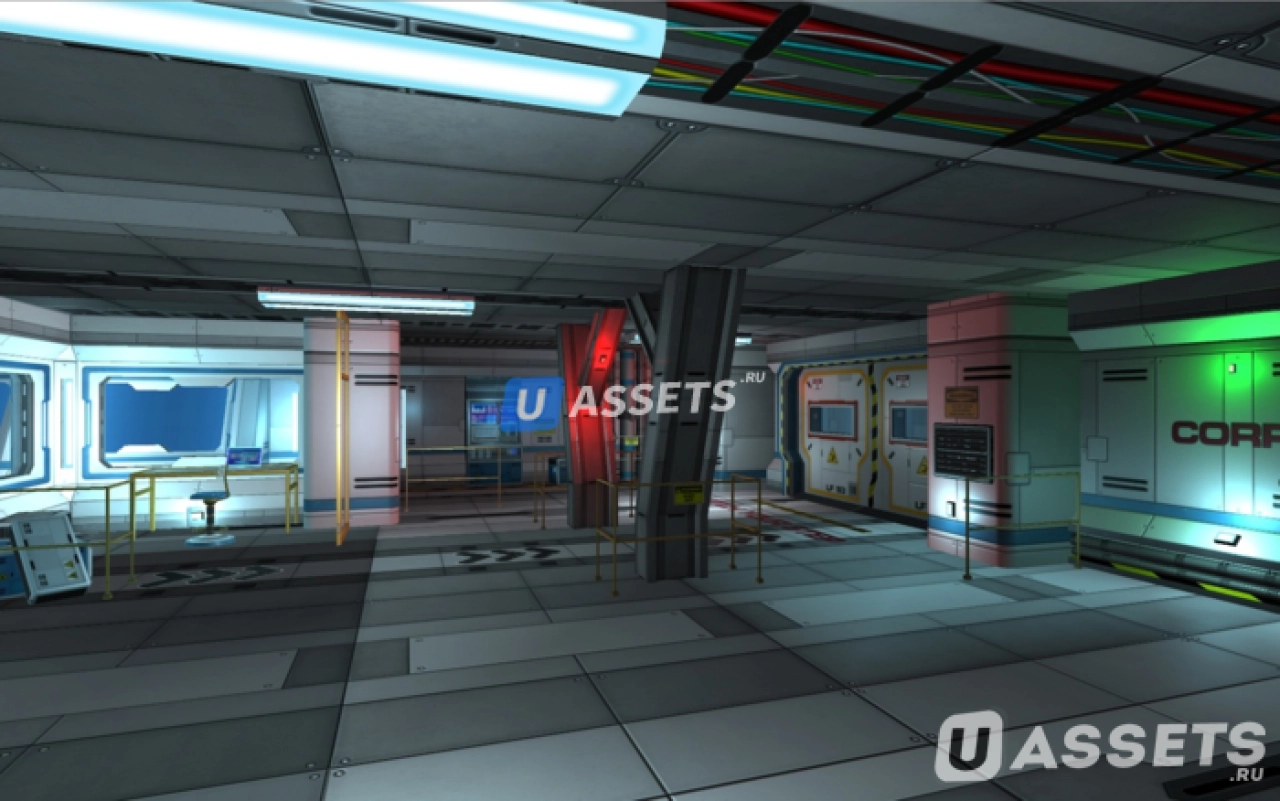 Screenshot #3 - Scifi Level Kit