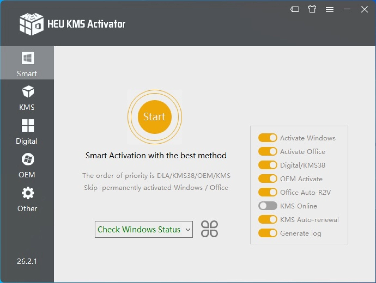 Screenshot #1 - HEU KMS Activator v42.0.4