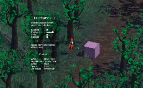 UPixelator - Pixelize 3d Scenes