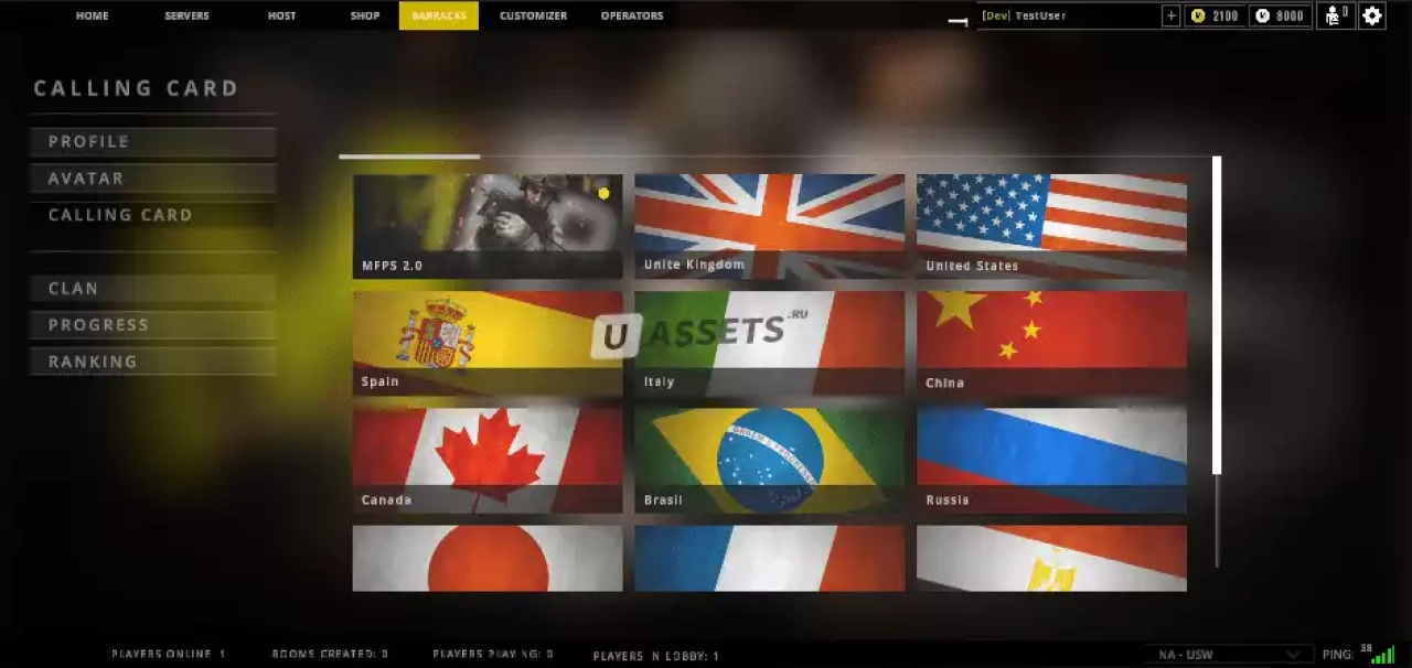 Screenshot #1 - MFPS Emblems and Cards