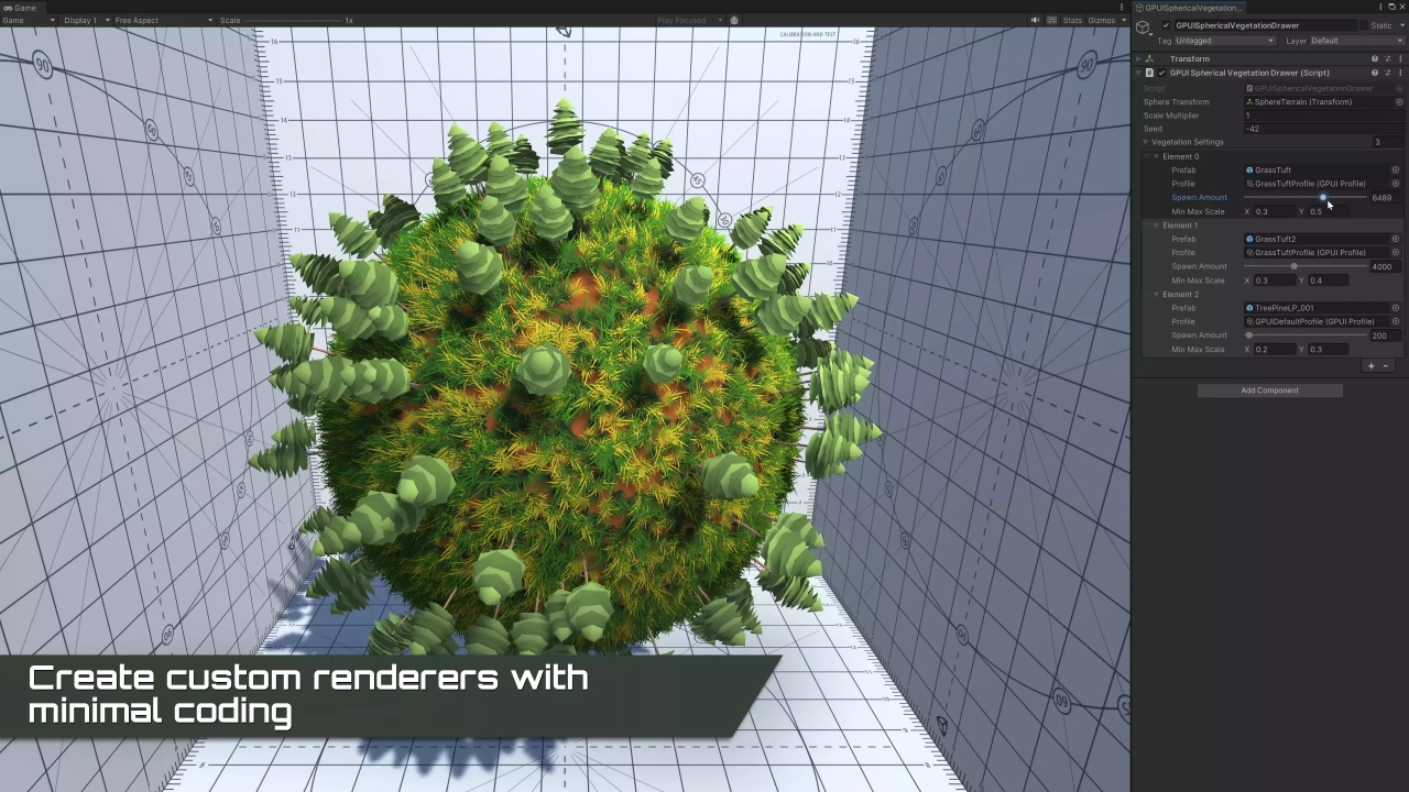 Screenshot #1 - GPU Instancer Pro
