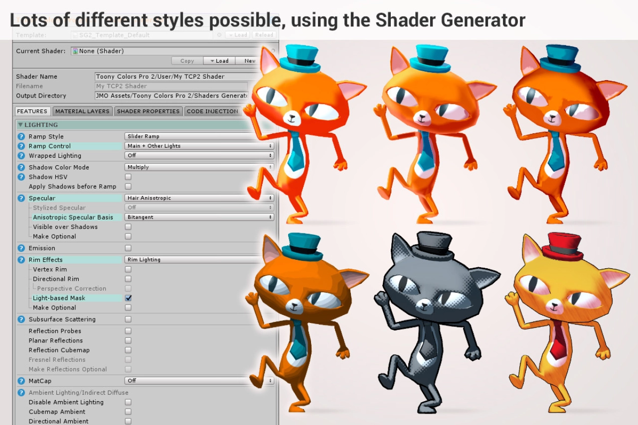Screenshot #4 - Toony Colors Pro 2 - Unity Assets