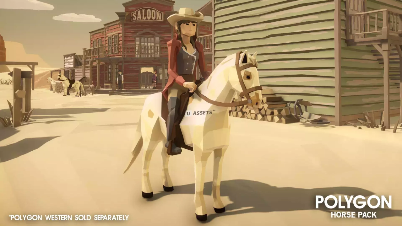 Screenshot #3 - POLYGON Horse - Low Poly 3D Art by Synty