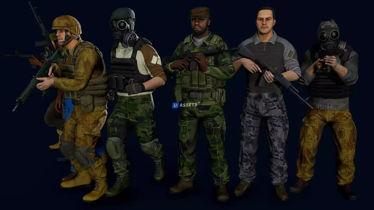 Screenshot #3 - Modular military character