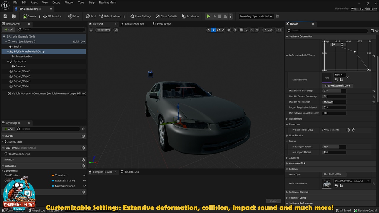 Screenshot #6 - Easy Static Mesh Deformation Component UE5.6  v2.1.0
