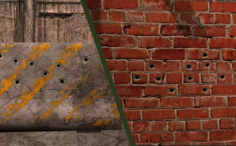 Bullet Impact VFX and Bullet Hole Decals With Sounds