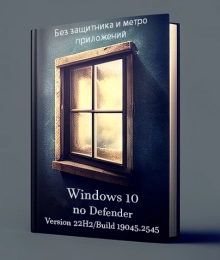 Windows 10 22H2 19045.2545 x64 no Defender by WebUser