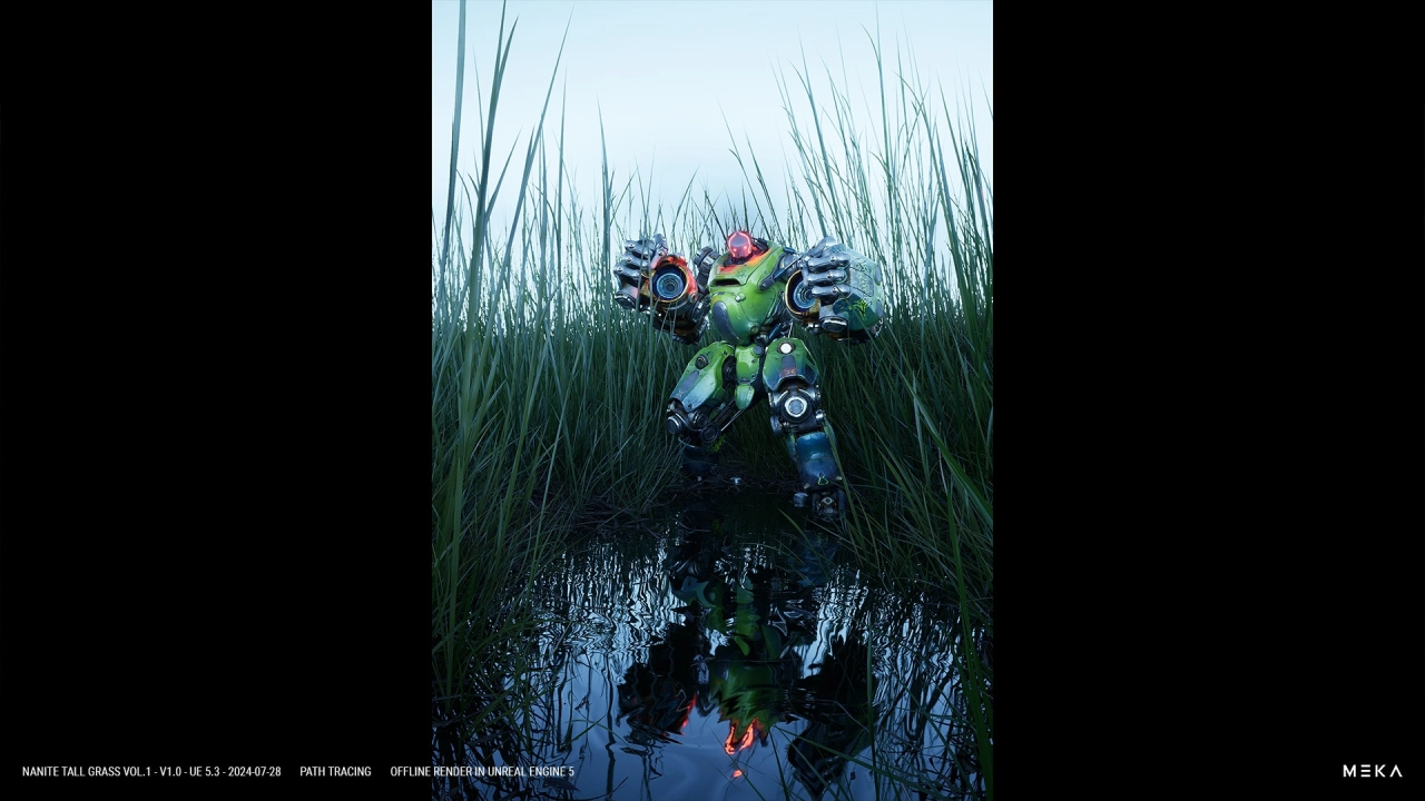 Screenshot #2 - Nanite Tall Grass Vol.1 UE5