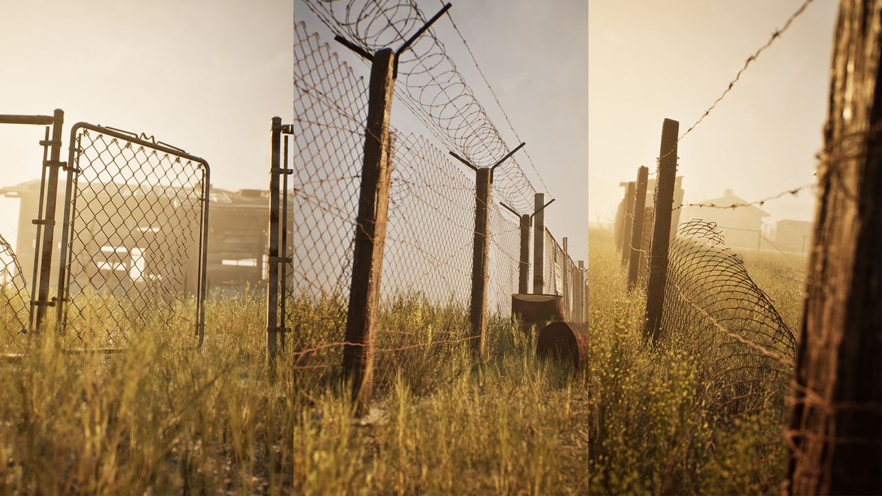 Screenshot #11 - Ghost Town VOL.3 - Modular Fences for Unreal Engine