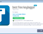 Screenshot #1 - Best Free Keylogger Pro v8.0.1