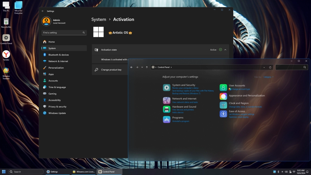 Screenshot #6 - Windows 11 Artistic OS [24H2] 26100.1742 by Teamos