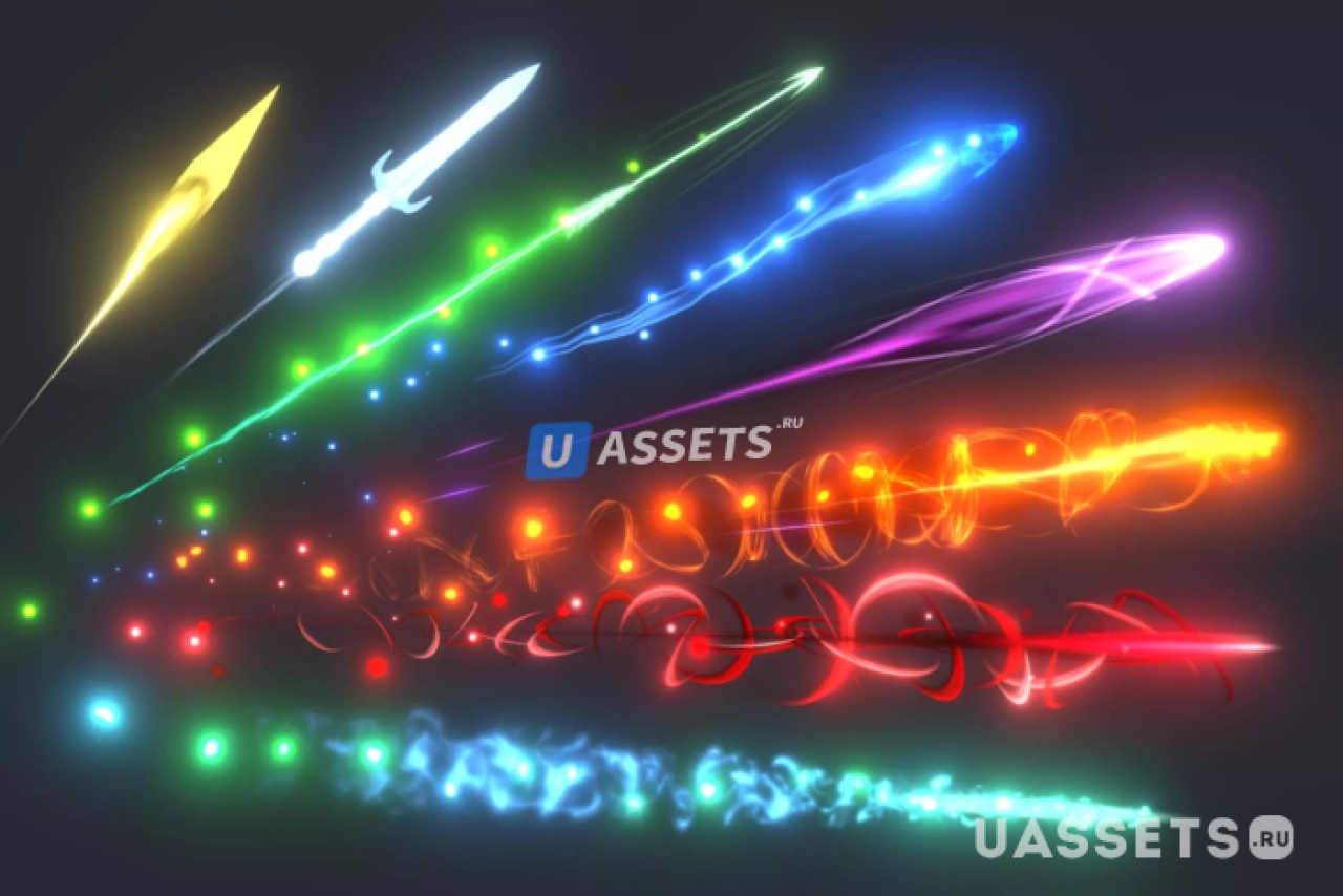 Screenshot #1 - AAA Stylized Projectiles Vol 1