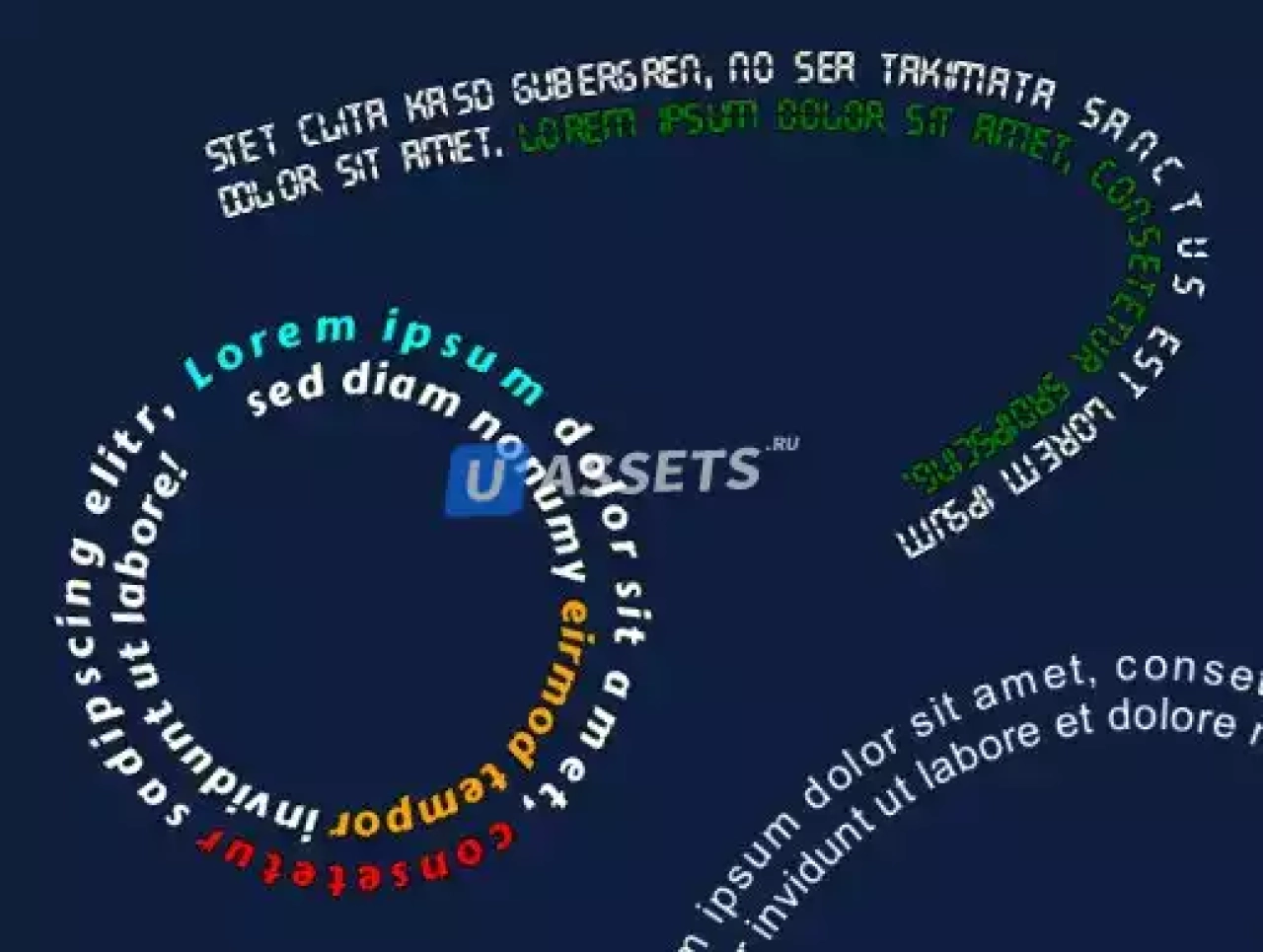 Screenshot #2 - Curvy Text