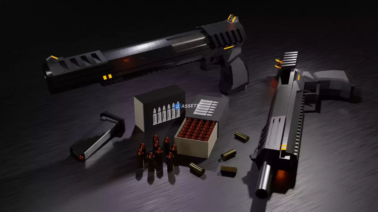 Screenshot #3 - Futuristic Scifi Weapons Pack