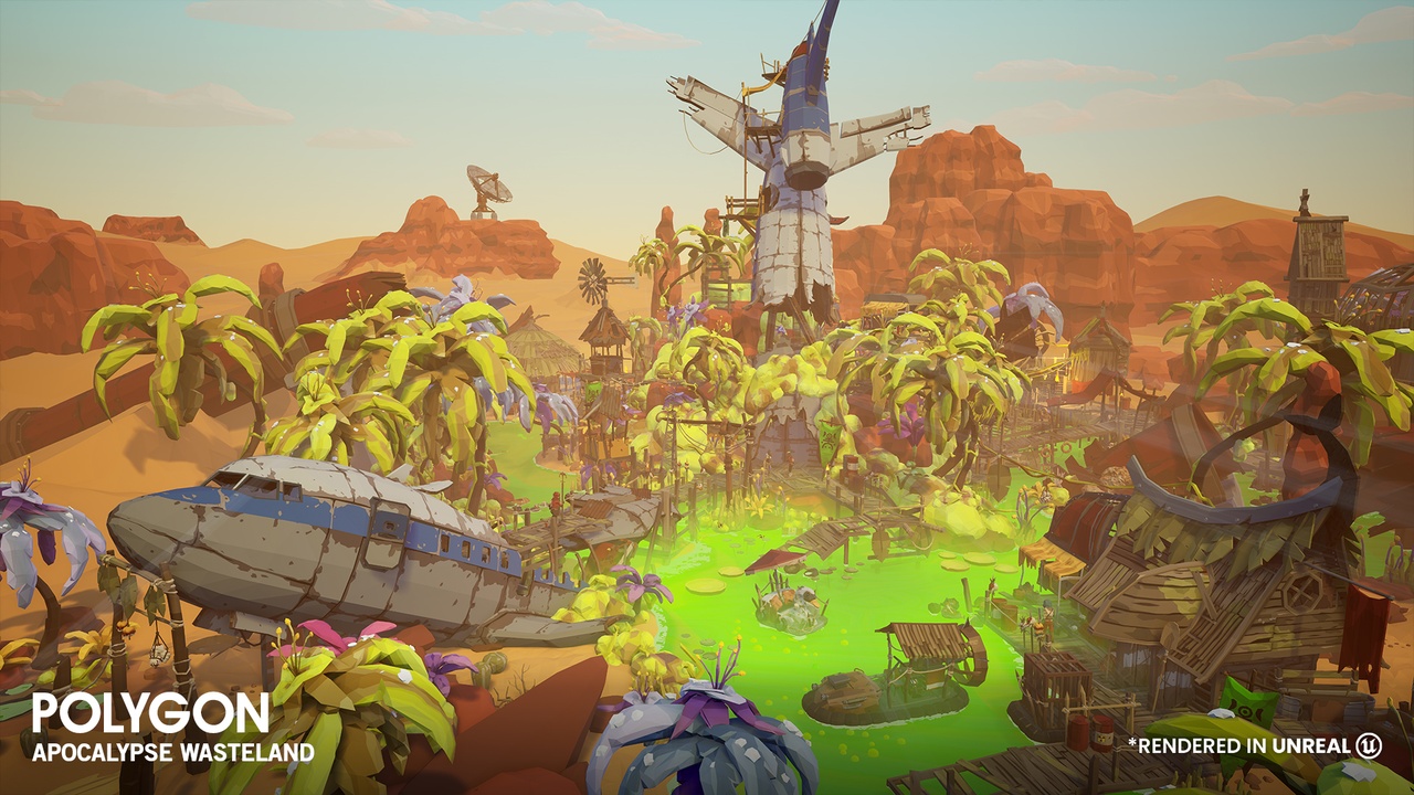 Screenshot #13 - POLYGON - Apocalypse Wasteland UE4.26+