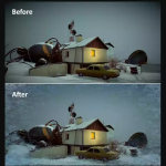 Screenshot #3 - Fast Frost Rain Steam ( Mobile , URP , VR , AR , LWRP )